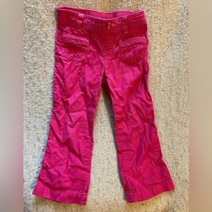 Pink corduroy pants